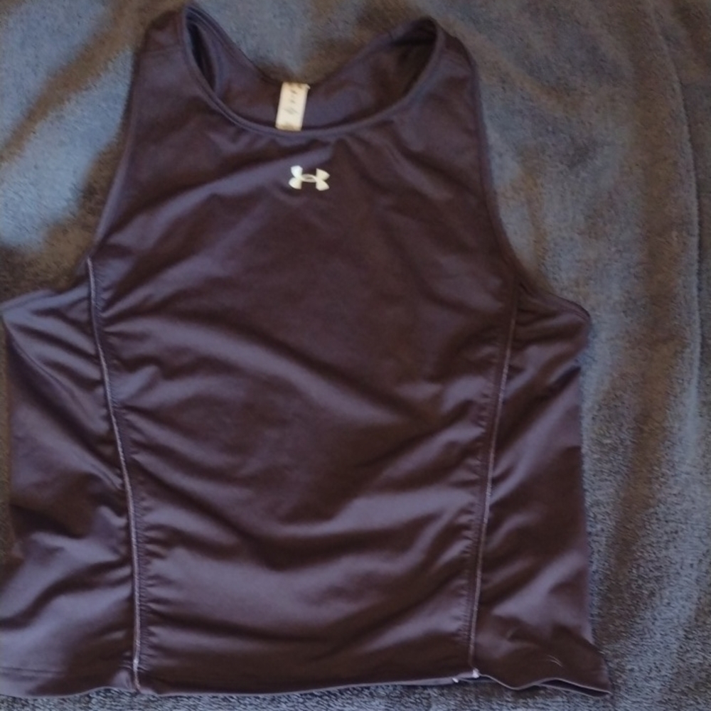 Under Armour Black Fitted Tank Top